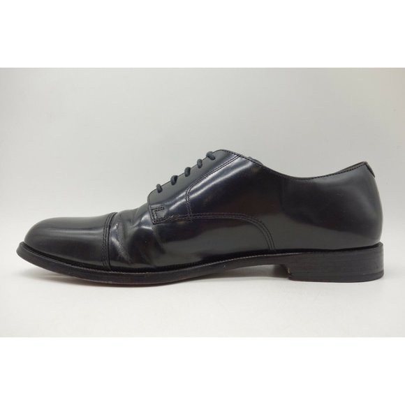 Cole Haan Black Leather Cap Toe Lace Up Oxfords Shoes Men\'s 10.5 D main image 4